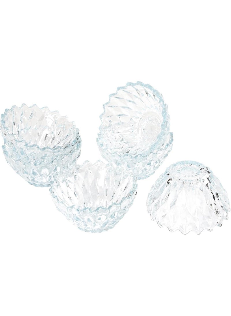 ريكو أوعية زجاجية للحلوى (6 قطع) - أكواب زجاجية للآيس كريم - Image 3